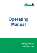 Предварительный просмотр 1 страницы Meech 993R Operating Manual