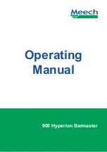 Предварительный просмотр 1 страницы Meech Hyperion BarMaster 900 Operating Manual