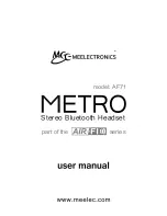 Meelectronics Metro AF71 User Manual preview