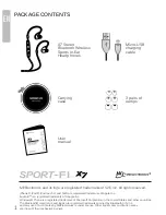 Предварительный просмотр 2 страницы Meelectronics Sport-FI X7 User Manual