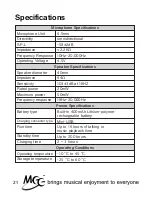 Предварительный просмотр 24 страницы Meeletronics Venture AF52 User Manual