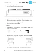 Предварительный просмотр 8 страницы Meeting Pod 2 Person Pod Installation Manual