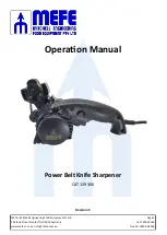 Предварительный просмотр 1 страницы MEFE 139 300 Operation Manual