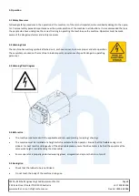 Предварительный просмотр 8 страницы MEFE CAT 200BC Operation Manual