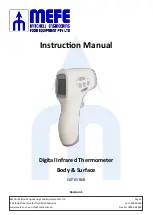 Предварительный просмотр 1 страницы MEFE CAT 65 868 Instruction Manual