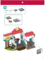 Предварительный просмотр 35 страницы Mega Bloks american girl nicki's horse stables Assembly Manual