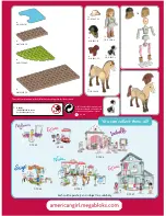 Предварительный просмотр 43 страницы Mega Bloks american girl nicki's horse stables Assembly Manual