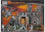 Mega Bloks Dragons Sorcerer's Lair 9886 Assembly Instructions Manual preview