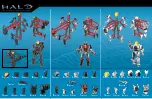 Предварительный просмотр 2 страницы Mega Bloks Halo Collectors Case II Quick Manual