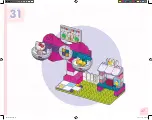 Предварительный просмотр 37 страницы Mega Bloks HELLO KITTY 109561 Manual