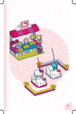 Предварительный просмотр 19 страницы Mega Bloks Hello Kitty Celebration Busy Bumper Cars 10927 Manual