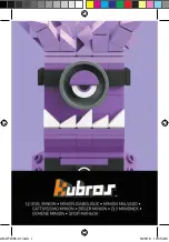 Mega Bloks Kubros 12 EVIL MINION DTW65 Assembly Instructions Manual предпросмотр