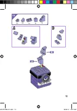 Предварительный просмотр 13 страницы Mega Bloks Kubros 12 EVIL MINION DTW65 Assembly Instructions Manual