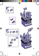 Предварительный просмотр 17 страницы Mega Bloks Kubros 12 EVIL MINION DTW65 Assembly Instructions Manual