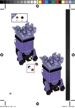 Предварительный просмотр 32 страницы Mega Bloks Kubros 12 EVIL MINION DTW65 Assembly Instructions Manual