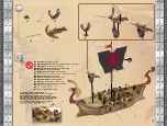 Предварительный просмотр 18 страницы Mega Bloks MicroMotion Legends King Arthur Attack Action WarShip 96120 Assembly Instructions Manual