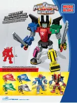 Preview for 20 page of Mega Bloks SABAN'S POWER RANGERS SUPER MEGAFORCE Legendary Megazord 5663 Instructions Manual