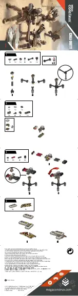 Mega Construx Call of Duty Desert Air Defenders Manual предпросмотр