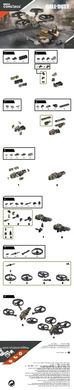 Mega Construx Call of Duty Dragonfire Drone Strike Manual preview