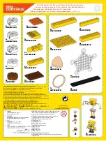 Preview for 3 page of Mega Construx nickelodeon SPONGEBOB SQUAREPANTS DPH70 Manual