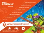 Предварительный просмотр 24 страницы Mega Construx nickelodeon TURTLES FFC64 Manual