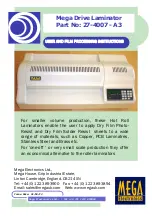 Preview for 1 page of Mega Electronics 27-4007-A3 Processing Instructions