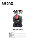 Mega Lite AXIS CYCLOPS User Manual предпросмотр