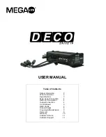 Mega Lite Deco Drive IP User Manual preview