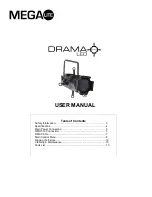 Mega Lite Drama LED Q170 User Manual preview