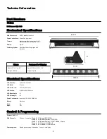 Preview for 4 page of Mega Lite Drama Strip P840 User Manual