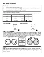 Preview for 5 page of Mega Lite Drama W50 LED User Manual