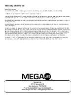 Preview for 9 page of Mega Lite Drama W50 LED User Manual