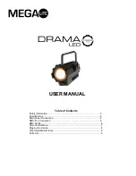 Mega Lite drama z fresnel 200 User Manual предпросмотр