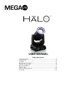 Предварительный просмотр 1 страницы Mega Lite Halo 5R User Manual