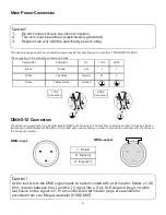 Предварительный просмотр 6 страницы Mega Lite Halo 5R User Manual