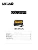 Mega Lite IDOL-LITE P24 User Manual preview