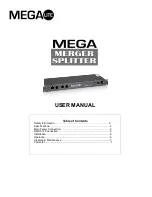 Mega Lite MC1065 User Manual предпросмотр