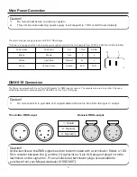 Предварительный просмотр 5 страницы Mega Lite Mega Air DMX User Manual