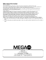 Предварительный просмотр 10 страницы Mega Lite Mega Air DMX User Manual