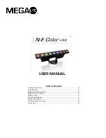 Mega Lite N-E Color FX9 User Manual preview