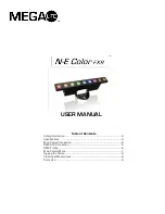 Preview for 1 page of Mega Lite N-E Color FX9 User Manual