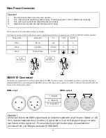 Preview for 5 page of Mega Lite N-E Color FX9 User Manual