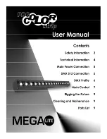 Mega Lite Pro Color Strip User Manual preview