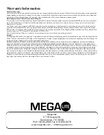 Предварительный просмотр 11 страницы Mega Lite Target Q190 User Manual