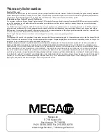 Preview for 10 page of Mega Lite UniColor User Manual