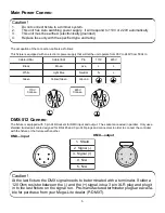 Предварительный просмотр 5 страницы Mega Lite XS Led Strobe W User Manual