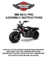 Preview for 1 page of MEGA MOTO MM-B212 PRO Assembly Instructions Manual