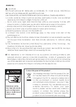 Preview for 3 page of Mega 88029807 Installation & Operating Instructions Manual