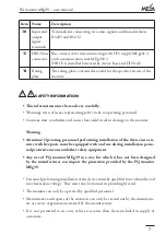 Предварительный просмотр 7 страницы Mega Meg39 User Manual