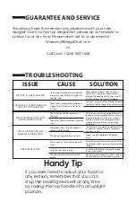 Preview for 11 page of MegaChef MCAI-850W Quick Start Manual